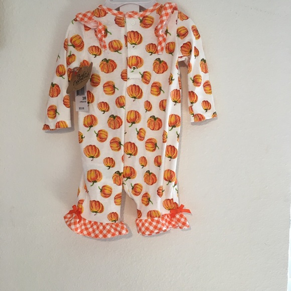 Baby Essentials 2 Piece Pumpkin Set. 3M. NWT - Picture 2 of 2
